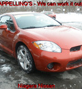 mitsubishi eclipse 2008 orange hatchback gs gasoline 4 cylinders front wheel drive automatic 14094