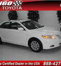 toyota camry 2007 white sedan xle v6 gasoline 6 cylinders front wheel drive automatic 91731