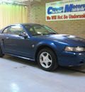 ford mustang 1999 dk  blue coupe gasoline v6 rear wheel drive automatic with overdrive 44883