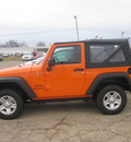 jeep wrangler 2012 orange suv sport gasoline 6 cylinders 4 wheel drive 5 speed automatic 62863