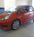 honda fit 2012 orange hatchback sport gasoline 4 cylinders front wheel drive automatic 28557