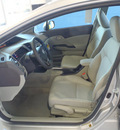 honda civic 2012 silver sedan lx gasoline 4 cylinders front wheel drive automatic 28557