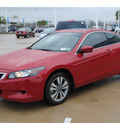 honda accord 2010 red coupe ex l gasoline 4 cylinders front wheel drive automatic 77065