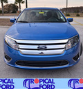 ford fusion 2011 blue sedan sel flex fuel 6 cylinders front wheel drive automatic 32837