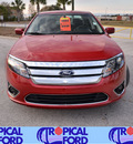 ford fusion 2011 red sedan sel flex fuel 6 cylinders front wheel drive automatic 32837