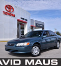 toyota camry 2001 blue sedan le gasoline 6 cylinders dohc front wheel drive automatic 32771