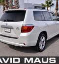 toyota highlander 2010 white suv sport gasoline 6 cylinders front wheel drive automatic 32771