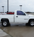 dodge ram pickup 1500 2000 white pickup truck gasoline 6 cylinders rear wheel drive automatic 76087