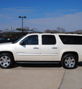 gmc yukon xl 2008 white suv slt flex fuel 8 cylinders 2 wheel drive automatic 76087