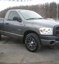 dodge ram 1500 2008 gray pickup truck gasoline 6 cylinders rear wheel drive automatic with overdrive 13502
