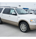 ford expedition el 2012 white suv king ranch flex fuel 8 cylinders 2 wheel drive automatic 77388