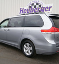 toyota sienna 2011 silver sky van le 8 passenger gasoline 6 cylinders front wheel drive automatic 80905