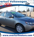 kia forte koup 2012 lt  gray coupe ex gasoline 4 cylinders front wheel drive automatic 99336