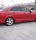 mercedes benz c300 2010 red sedan 4matic gasoline 6 cylinders all whee drive automatic 45840