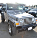 jeep wrangler 2000 silver suv se gasoline 4 cylinders 4 wheel drive automatic 98371