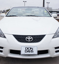 toyota solara 2008 white sle v6 gasoline 6 cylinders front wheel drive automatic 76018