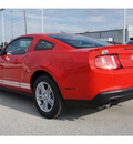 ford mustang 2012 red coupe v6 gasoline 6 cylinders rear wheel drive automatic 77388