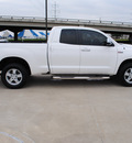 toyota tundra 2008 white limited 4x4 gasoline 8 cylinders 4 wheel drive automatic 75228
