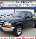 ford ranger 2000 blue pickup truck xlt flex fuel v6 rear wheel drive automatic 75228