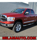 dodge ram pickup 1500 2007 red slt flex fuel 8 cylinders 4 wheel drive automatic with overdrive 98371