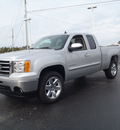 gmc sierra 1500 2012 silver pickup truck sle flex fuel 8 cylinders 2 wheel drive automatic with overdrive 28557