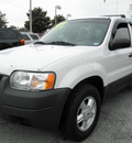 ford escape 2003 white suv xls value gasoline 6 cylinders dohc front wheel drive automatic with overdrive 32783