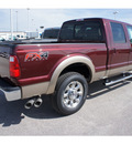 ford f 250 super duty 2012 red lariat biodiesel 8 cylinders 4 wheel drive shiftable automatic 77388