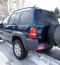 jeep liberty 2002 blue suv sport flex fuel v6 4 wheel drive automatic with overdrive 80012