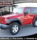 jeep wrangler 2009 red suv x gasoline 6 cylinders 4 wheel drive automatic 77388