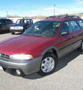 subaru legacy 1996 red wagon outback gasoline 4 cylinders all whee drive automatic 81212
