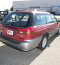 subaru legacy 1996 red wagon outback gasoline 4 cylinders all whee drive automatic 81212