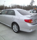 toyota corolla 2010 silver sedan s gasoline 4 cylinders front wheel drive automatic 75503