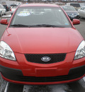 kia rio 2007 red sedan gasoline 4 cylinders front wheel drive automatic with overdrive 13502
