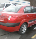 kia rio 2007 red sedan gasoline 4 cylinders front wheel drive automatic with overdrive 13502