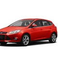 ford focus 2012 red hatchback sel gasoline 4 cylinders front wheel drive not specified 46168