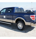 ford f 150 2012 dk  blue lariat gasoline 6 cylinders 4 wheel drive automatic 77388