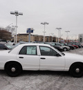 ford crown victoria 2007 white sedan police interceptor gasoline 8 cylinders rear wheel drive automatic with overdrive 60546
