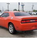 dodge challenger 2009 orange coupe r t classic gasoline 8 cylinders rear wheel drive automatic 77090