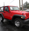 jeep wrangler 2010 red suv sport gasoline 6 cylinders 4 wheel drive automatic 32447