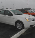 ford focus 2010 white sedan se gasoline 4 cylinders front wheel drive automatic 32447