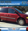 chrysler town country 2006 red van gasoline 6 cylinders front wheel drive automatic 32901