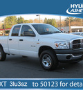 dodge ram 1500 2008 white sxt 4x4 gasoline 8 cylinders 4 wheel drive automatic with overdrive 28805