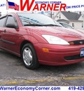 ford focus 2001 red sedan lx gasoline 4 cylinders front wheel drive automatic with overdrive 45840