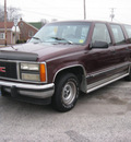 gmc suburban 1992 red suv c1500 gasoline v8 rear wheel drive automatic with overdrive 45840