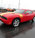 dodge challenger 2009 red coupe r t gasoline 8 cylinders rear wheel drive automatic 60915