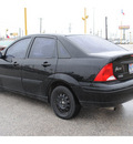 ford focus 2001 black sedan lx gasoline 4 cylinders front wheel drive automatic with overdrive 77037