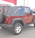 jeep wrangler 2007 red suv x gasoline 6 cylinders 4 wheel drive automatic 79925