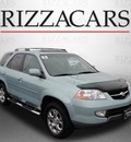 acura mdx 2003 lt  blue suv 4x4 gasoline 6 cylinders sohc all whee drive automatic with overdrive 60546