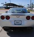 chevrolet corvette 2011 silver coupe gasoline 8 cylinders rear wheel drive automatic 76087