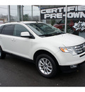 ford edge 2009 white suv sel gasoline 6 cylinders all whee drive automatic 07060